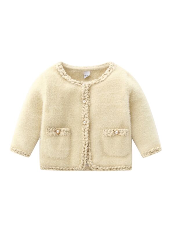 Toddler Girl Plain Coat 210618922