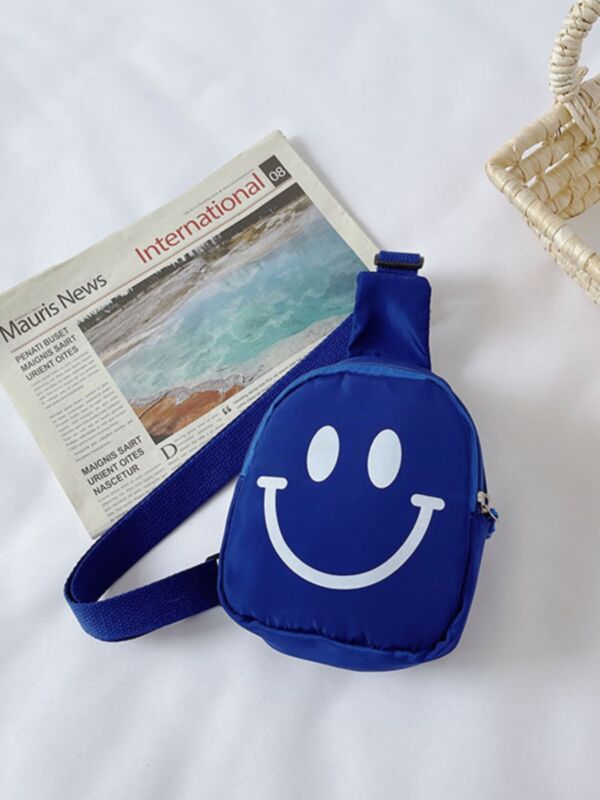 Kid Smile Pattern Canvas Crossbody Bag 210623855