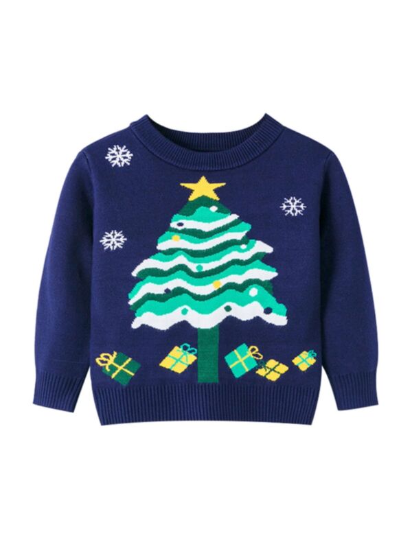 Toddler Kid Unisex Christmas Tree Sweater 210625404