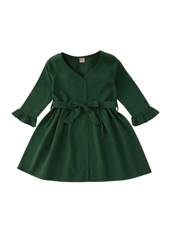 Green Dresses For Girls 210628160