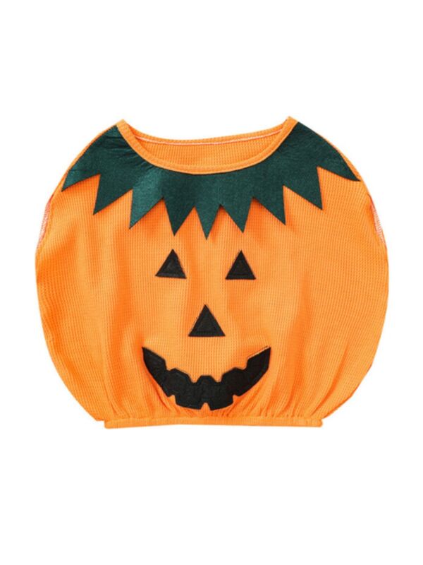 Halloween Pumpkin Toddler Boys Romper 210629710