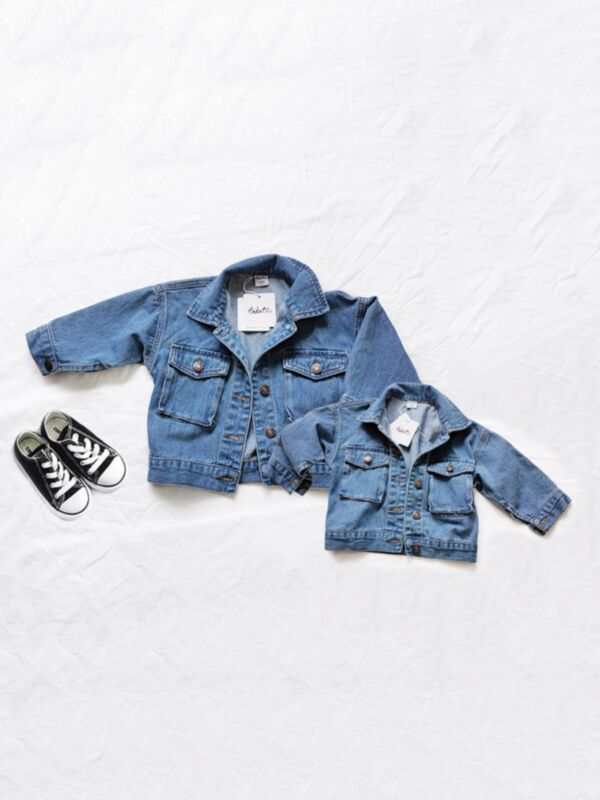 Mommy And Daughter Denim Jacket 210630747