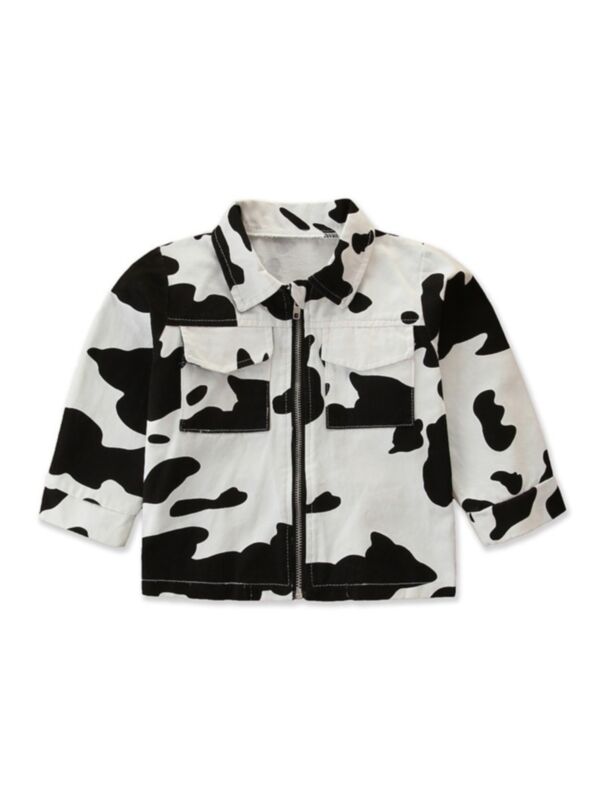 Cow Print Kid Girl Jacket 210705913