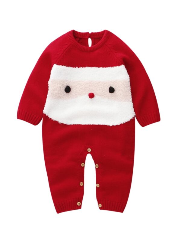 Christmas Baby Knitted Jumpsuit 21071189