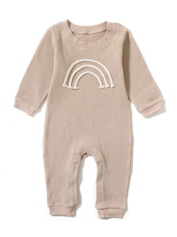 Rainbow Baby Jumpsuit Wholesale Baby Clothes 210717260