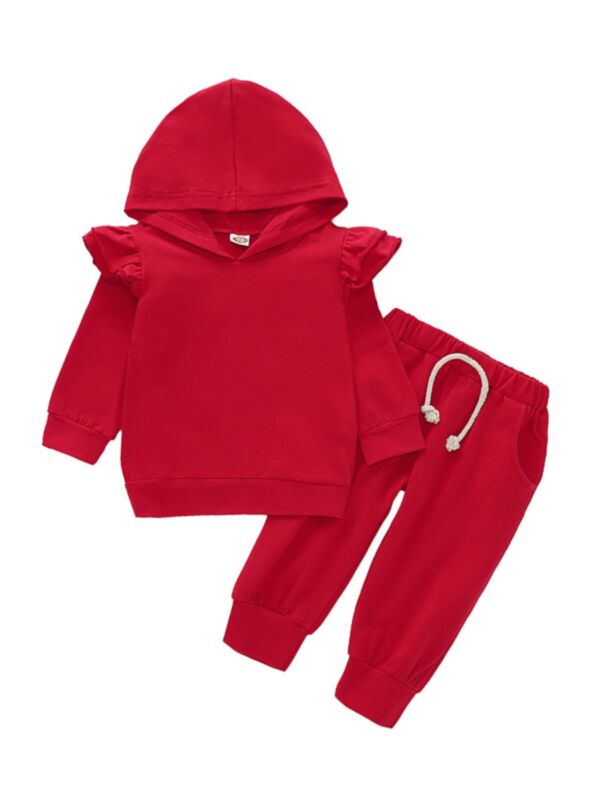 Two Pieces Baby Girl Clothing Sets Hoodie And Pants 210717436