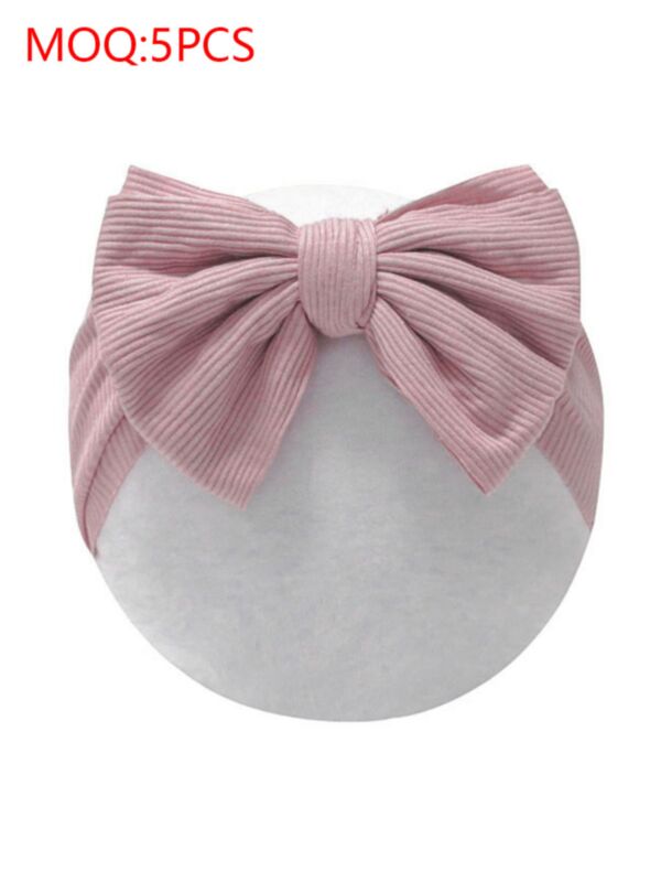 Baby Solid Color Bow Headband 210731178