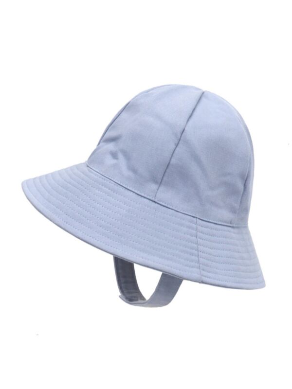 Solid Color Litter Kid Bucket Hat 210731588