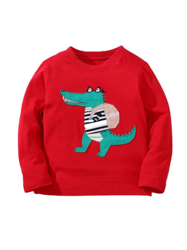 Dinosaur Print Kid Boy Top 210802586