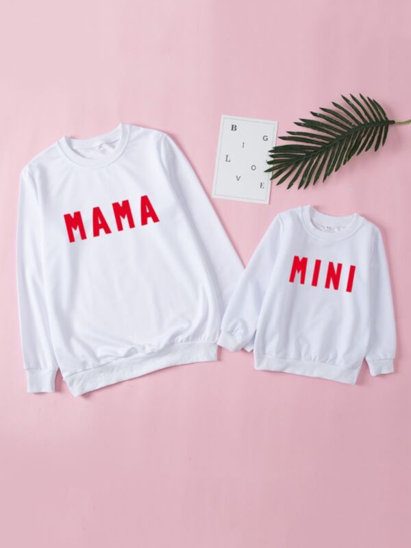 Mama & Mimi Print Top Wholesale Mommy And Me Clothing