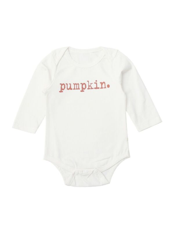 PUMPKIN Print Halloween Wholesale Baby Onesies 210806111