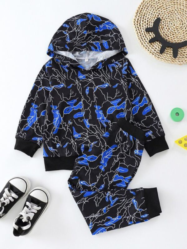 Two Pieces Toddler Boys Sets  Hoodie Top With Pants 210806447