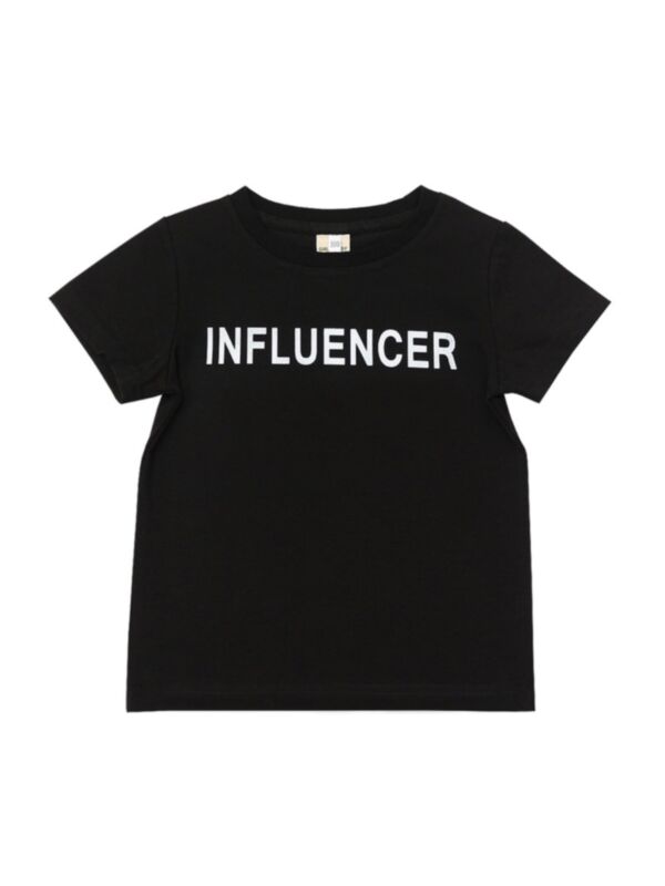 Influencer Print T Shirt For Kid 210806699
