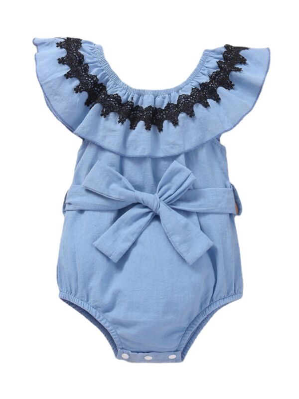 Infant Baby Off Shoulder Bodysuit 210806919