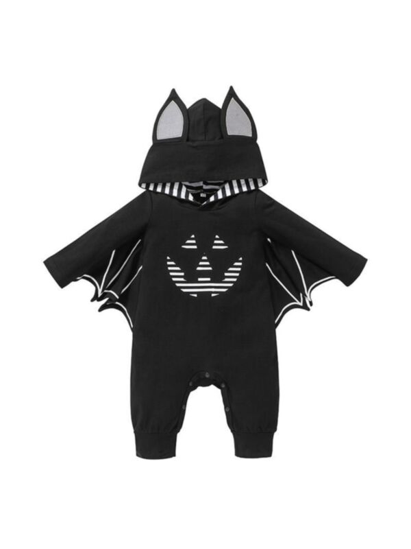 Bat Sha260 ped Baby Hooded Jumpsuit Wholesale Baby Clothes 210813869