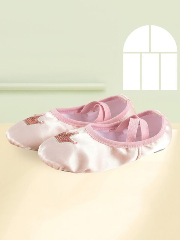 Crown Kid Girl Ballet Dance Shoes 210814102