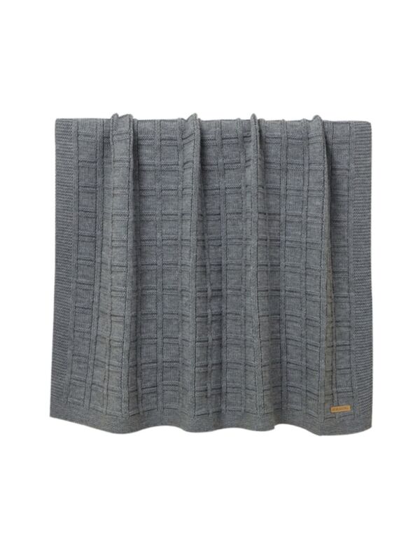 Baby Solid Color Knitted Blanket 21090506