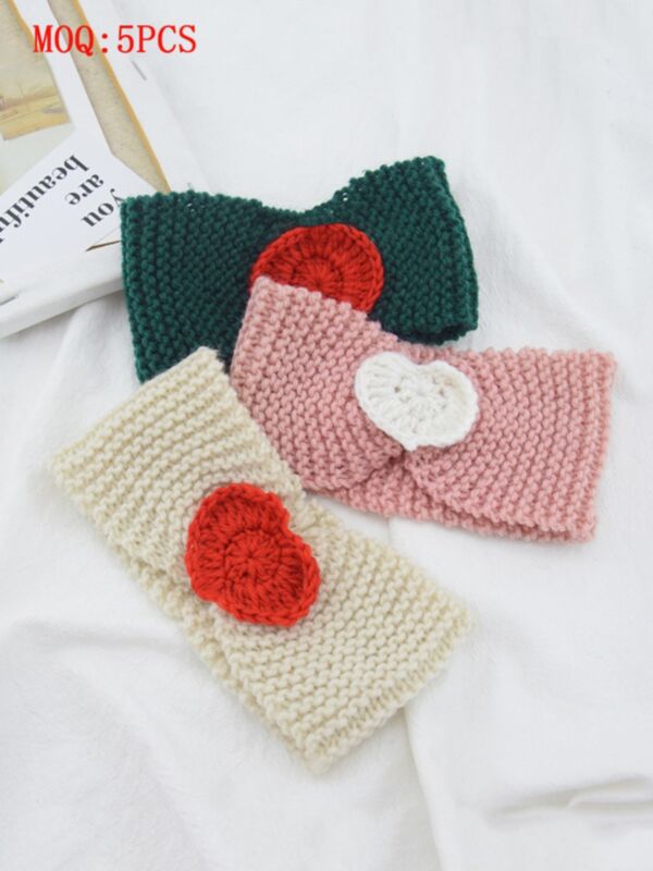 Baby Love Heart Knit Headband 210914301