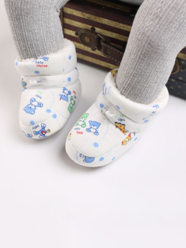Rainbow Cartoon Cotton Cute Baby Shoes 210923950