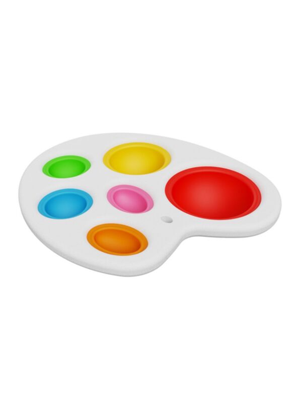 Tie-Dye Silicone Colored Ball Grab Board Toy 211013051