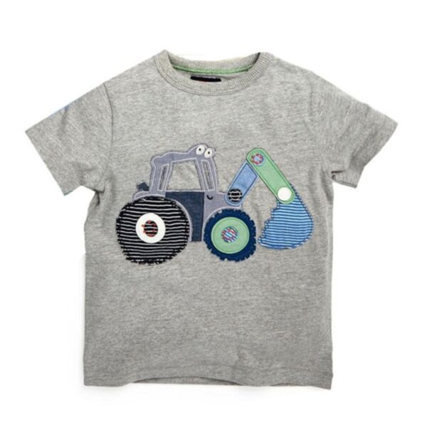 12M-6Y Toddler Boys Excavator T-Shirts Wholesale Boys Clothing V3823031700132