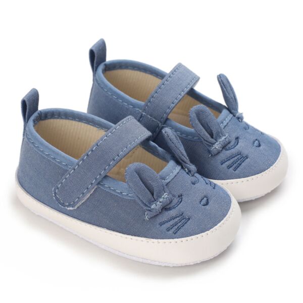 3-18M Cartoon Soft Sole Cute Baby Shoes KSHOV384003 blue