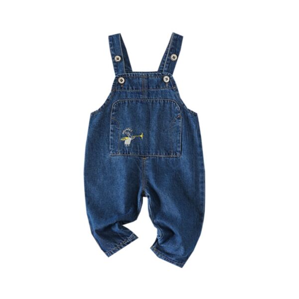 6M-3Y Baby Unisex Boy And Girls Denim Bib Overalls Baby Casual Suspenders Jumpsuits Wholesale Childrens Clothing KJV600557