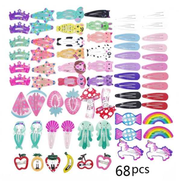 Cute Toddler Little Girl Assorted Hair Clips