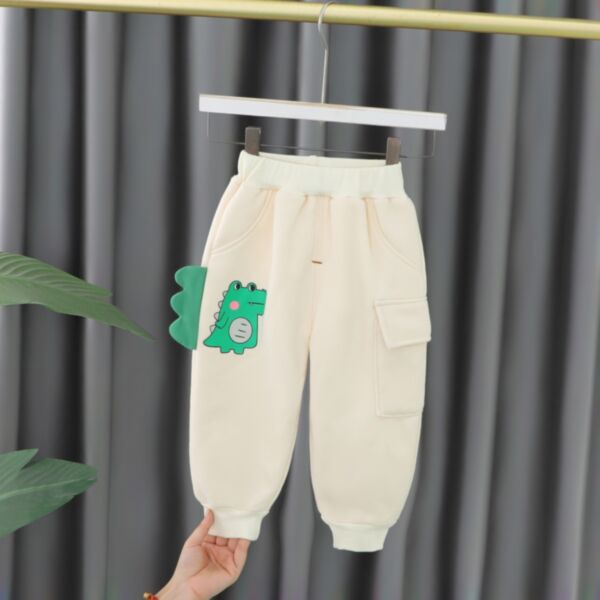 3-24Months Baby Boys Fleece Sports Pants Casual Pants Thickened Sweatpants Wholesale Childrens Clothing KWPV600772