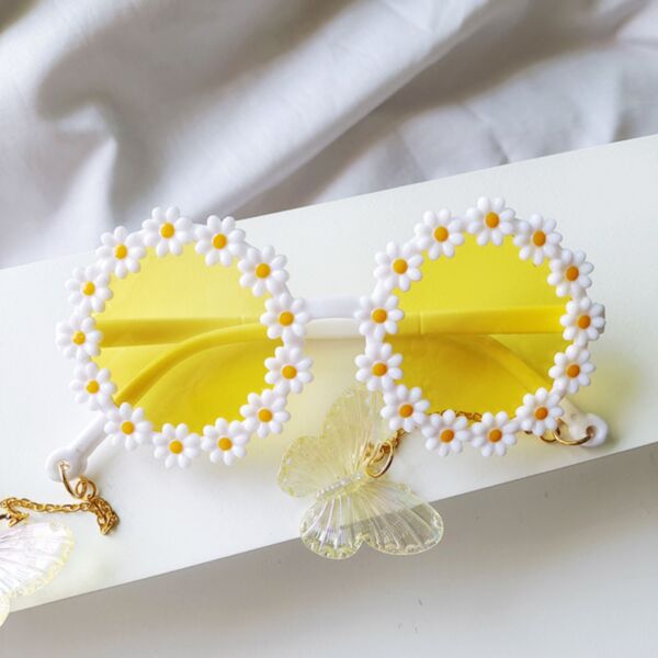 Flowers Anti UV Butterfly Children's Sunglasses Kids Accessories Wholesale V3823030900012