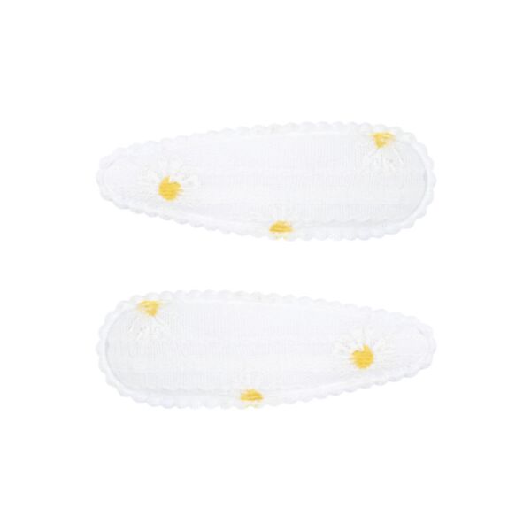 Baby Fabric Flower Print Water Drop Hair Clip Wholesale Accessories V5923031600384