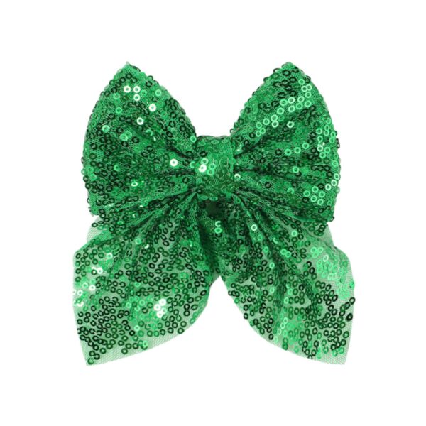 Children's Hair Clip Sequins Solid Mesh Bow Hair Accessories Wholesale Vendors V3823031600373