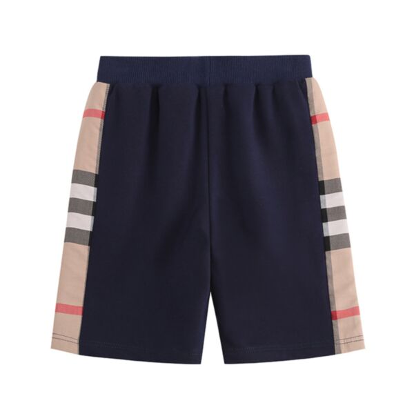 2-8Y Striped Plaid Colorblock Sports Shorts Wholesale Kids Boutique Clothing