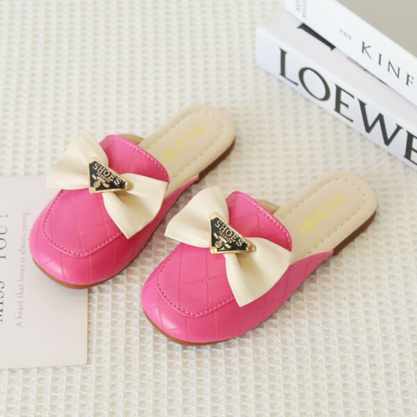 Kids Girls Candy Color Low-Heeled Children's Sandals And Slippers Wholesale Accessories Vendors V3823032400013