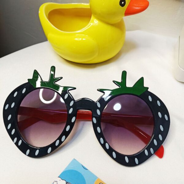 Strawberry Cute Cartoon Sunglasses Kid Wholesale Accessories