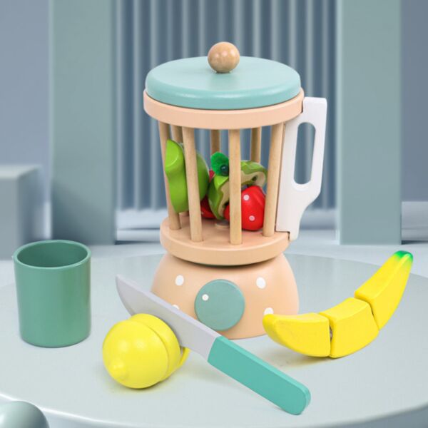 Wooden Simulation Juicer Parent-Child Interactive Kindergarten Toy Kid Wholesale Accessories