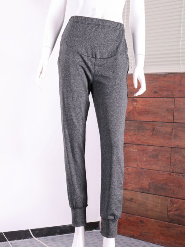 Pure Color Maternity Casual Pants