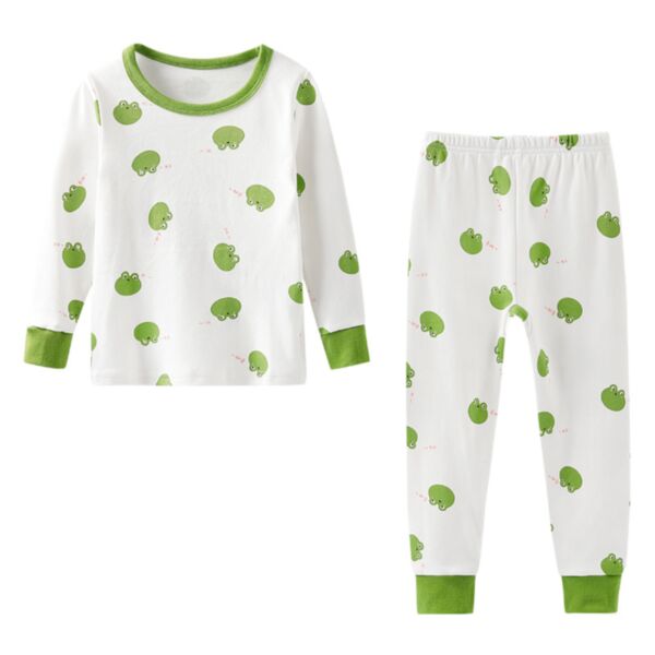 2-12Y Big Kids Clothes Pajamas Sets Cartoon Long Sleeve Tops & Pants Wholesale Kids Boutique Clothing KSV387019