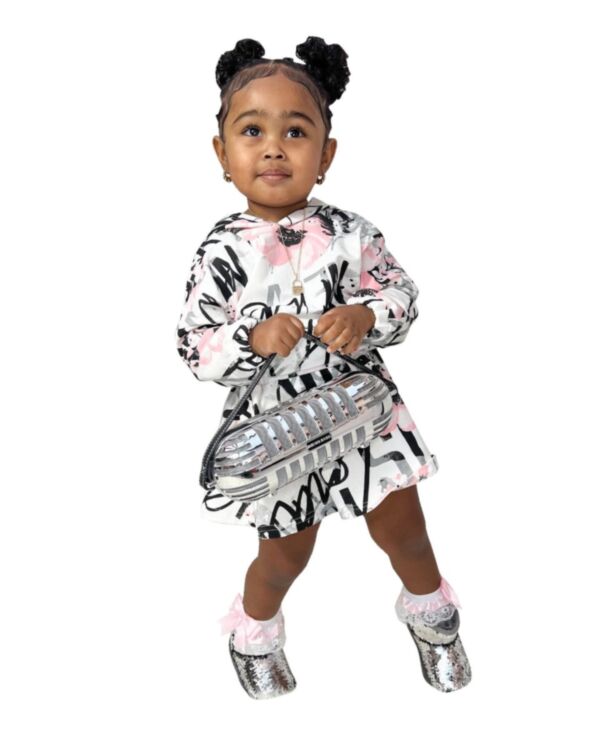 18M-6Y Toddler Girls Sets Long Sleeve Hooded Sweatshirt & Shorts Wholesale Girls Clothes KSV387164