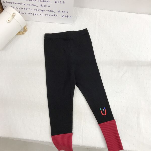 18M-6Y Leggings Thin Colorblock Pants Wholesale Kids Boutique Clothing KPV491807