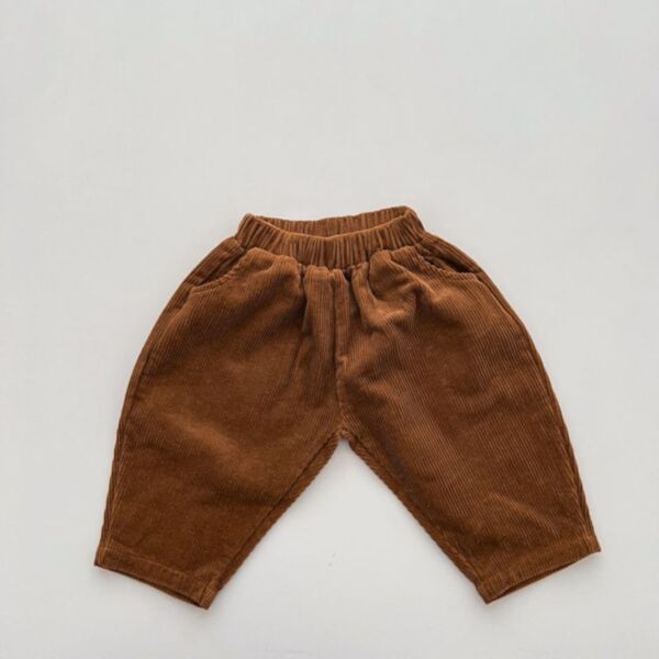 9M-6Y Coral Fleece Warm Thicken Carrot Pants Loose Trousers Baby Wholesale Clothing KKHQV492022