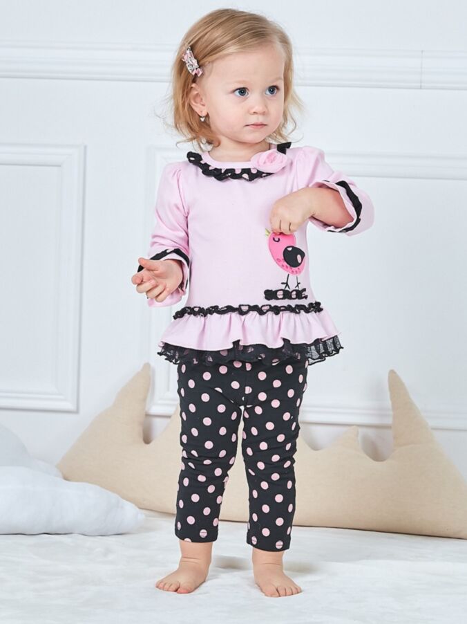 Wholesale 2piece Baby Girl Spanish Style Clothes Outfi