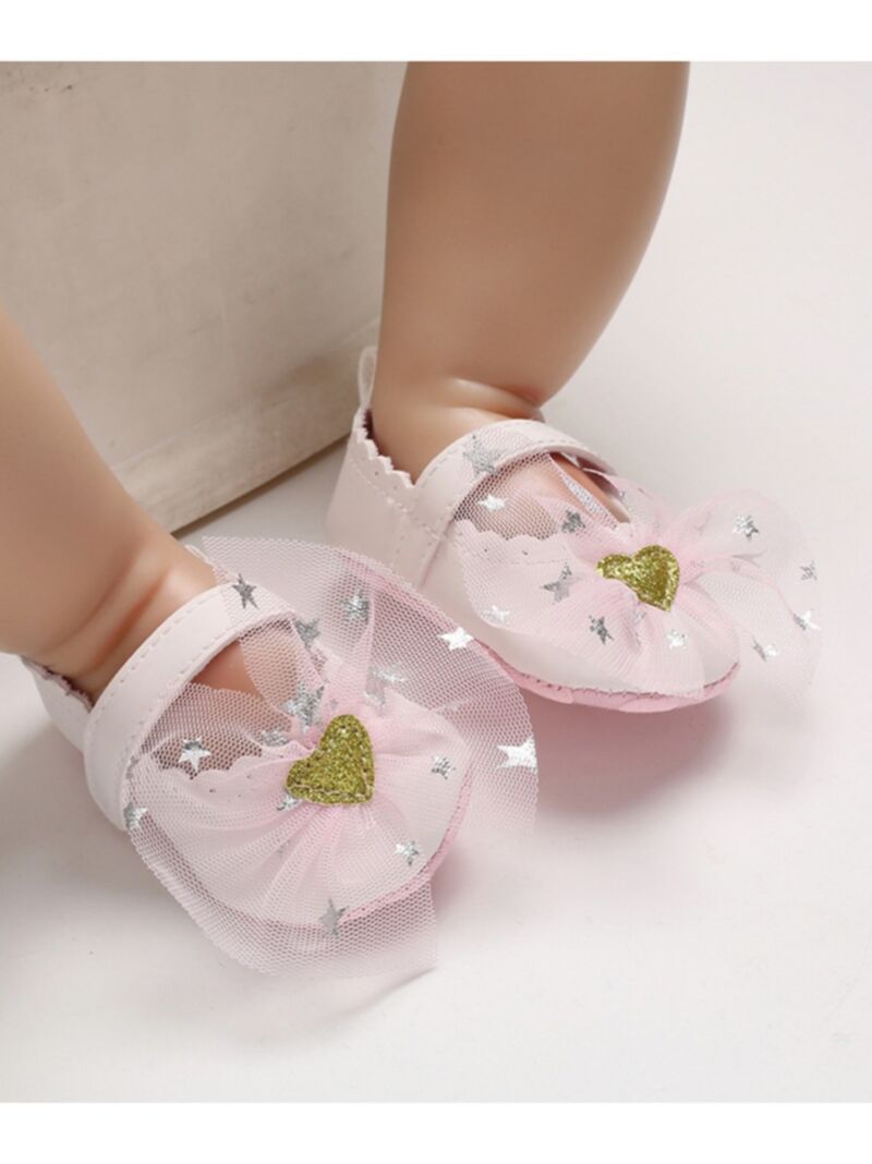 Wholesale Tbar Bow Princess Crib Shoes 19062559 kisk