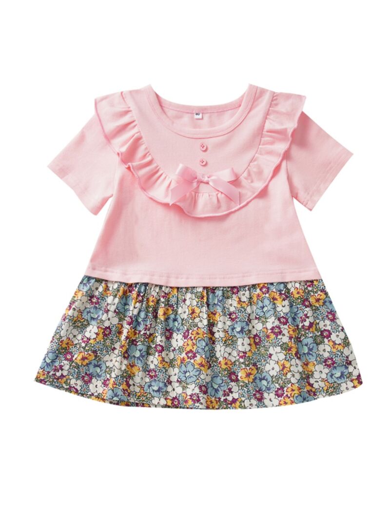 Wholesale Adorable Baby Flower Dress 20022108 kiskiss