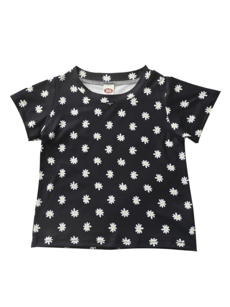 Wholesale Little Girl Daisy T-shirt 20051065 - kiskissi
