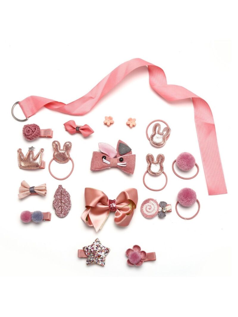 Wholesale 18 Pieces Little Girl Hair Accessory Set 2009