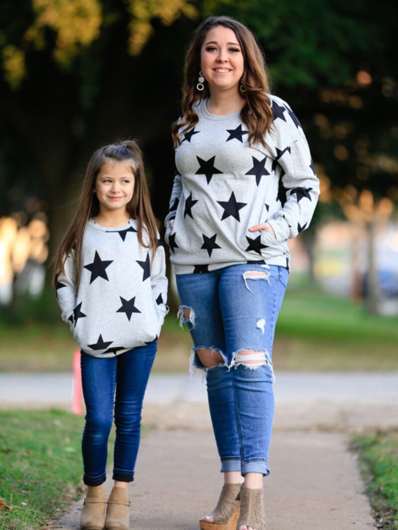 Wholesale Mother And Daughter Star T-Shirt 200923320