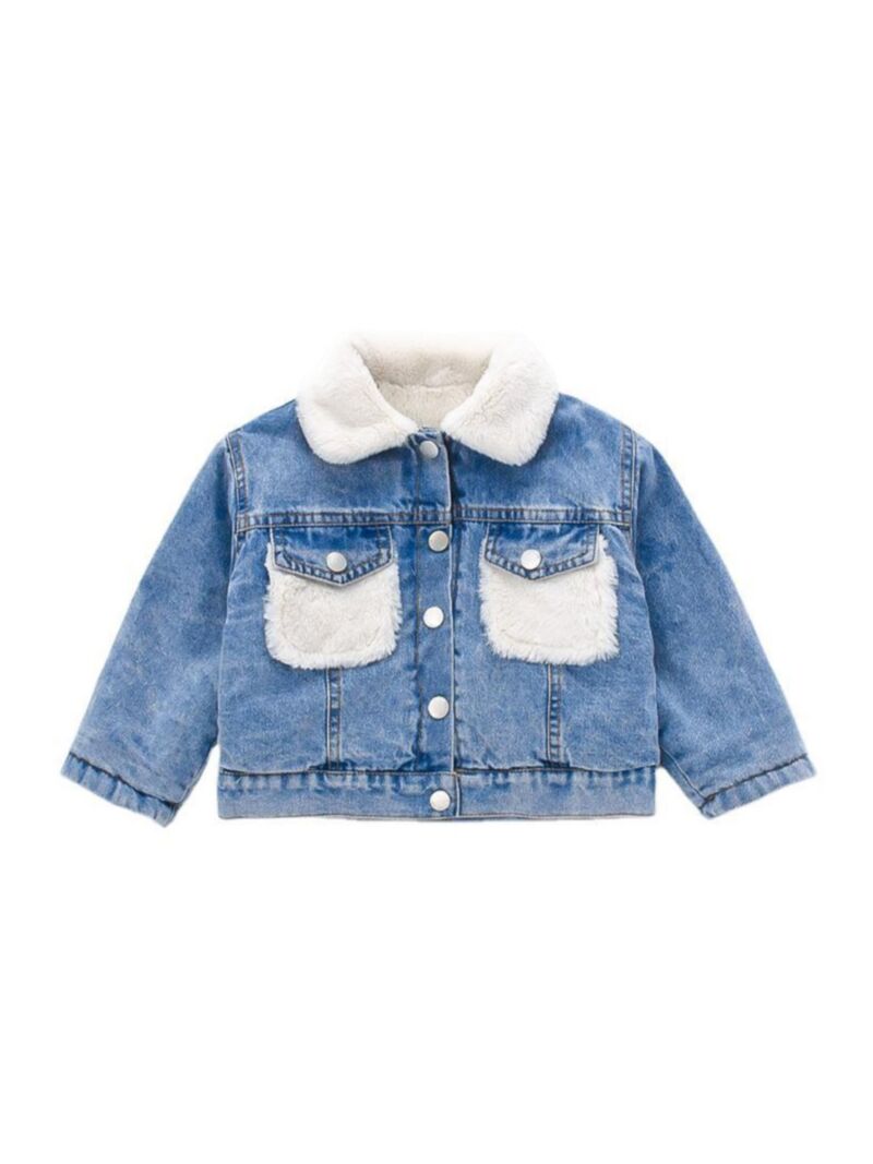 Wholesale Kid Girl Trendy Denim Jacket 200928892 - kisk