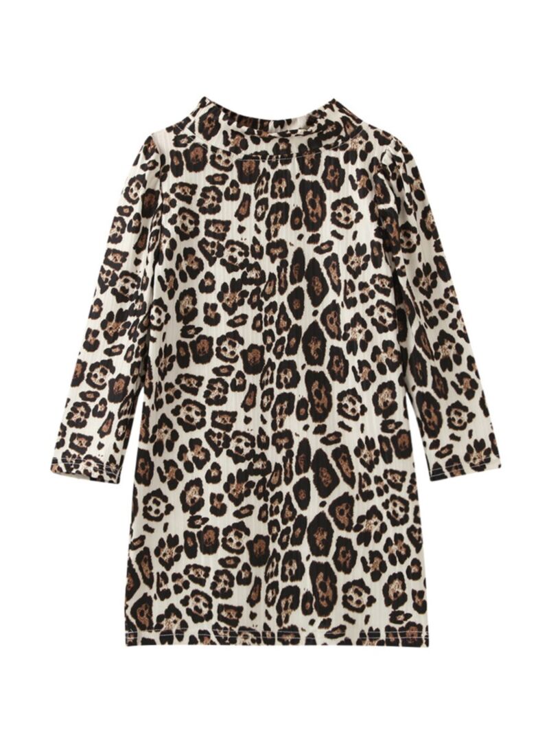 Wholesale Kid Girl Stylish Leopard Dress 201014678 - ki