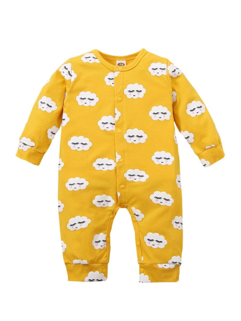 Wholesale Baby Cloud Print Jumpsuit 20101809 kiskissi